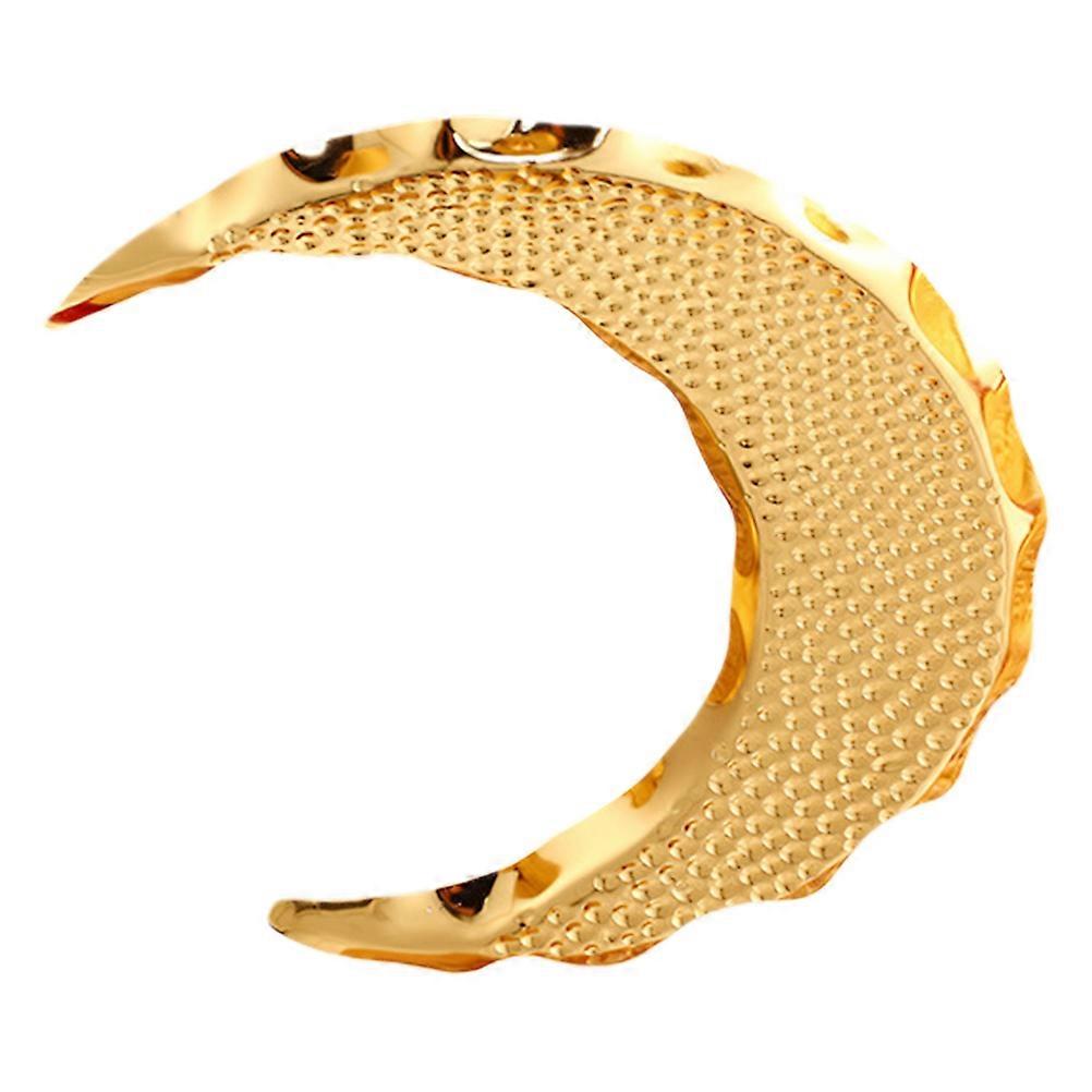 Fruit Holder Moon Shape Snack Organizer Diningware 2.50cm Height 1Pack