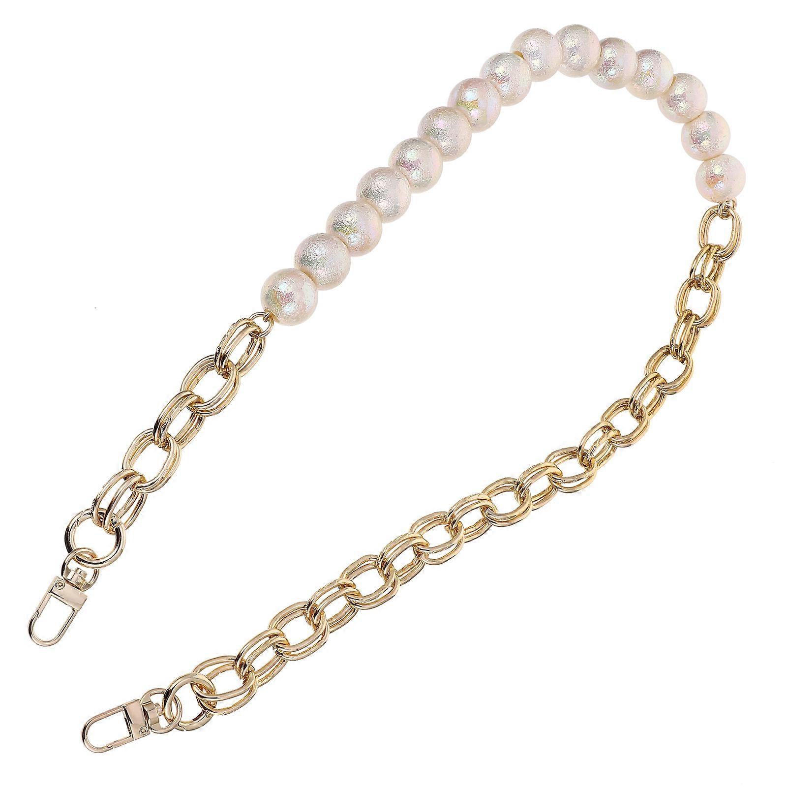 Purse Extender Chain Artificial Pearl Replacement Bag Chain Diy Enthusiasts 1Set