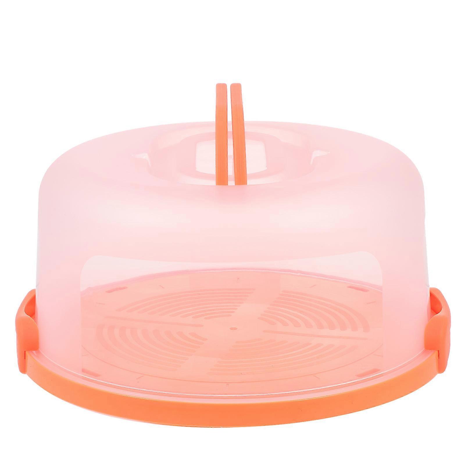 Cake Storage Containers Practical PP Simple Design Home Users 30X30X15CM 1Set