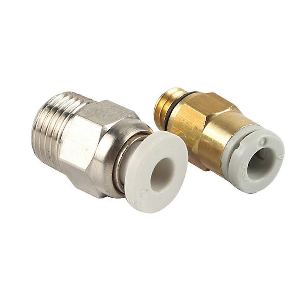 Pneumatic Components Metal 3D Printer Pneumatic Joint for 3D Printing 4x3x3cm Air-Operated Joint 2Set