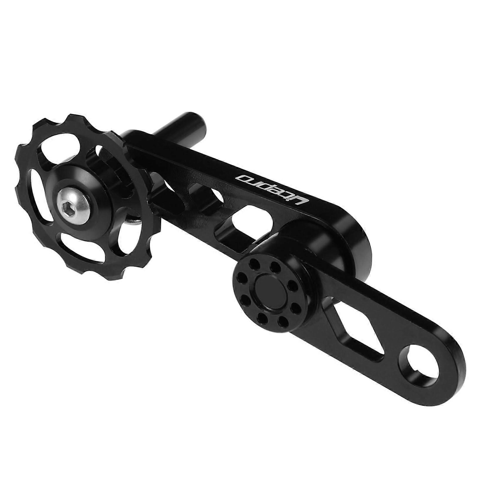 Folding Bike Chain Stabiliser Guide - Black Aluminium Alloy Chain Tensioner for SE Bicycle