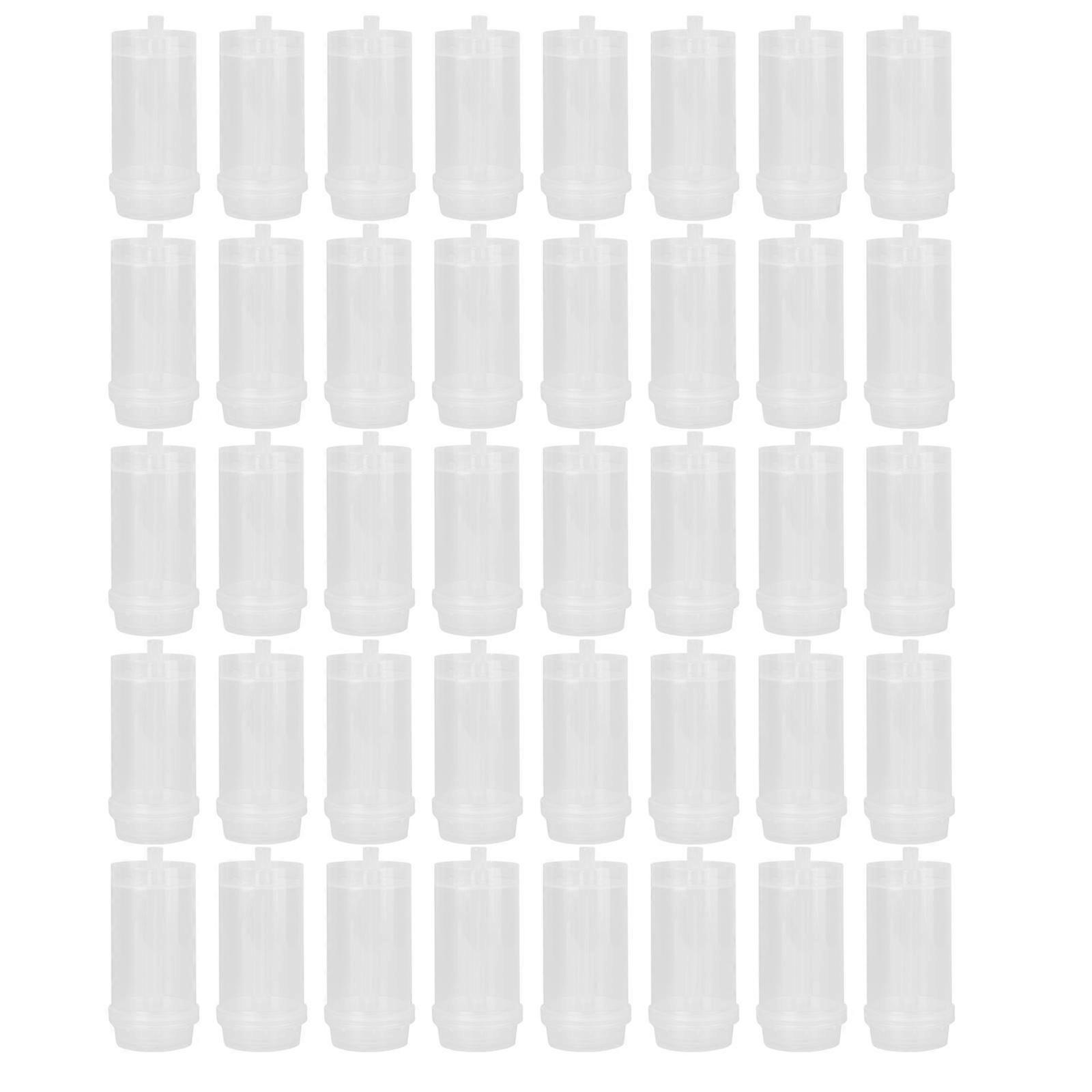 Bakery Cylinder Shaped Cake Pusher For Dessert Preparation Food Storage 3.9X2.0X2.0in 40Pcs