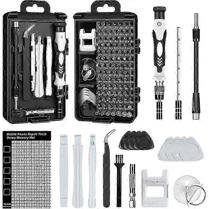 120 in 1 Precision Screwdriver Kit - Mini Computer Tool for PC MacBook iPhone Glasses Watch