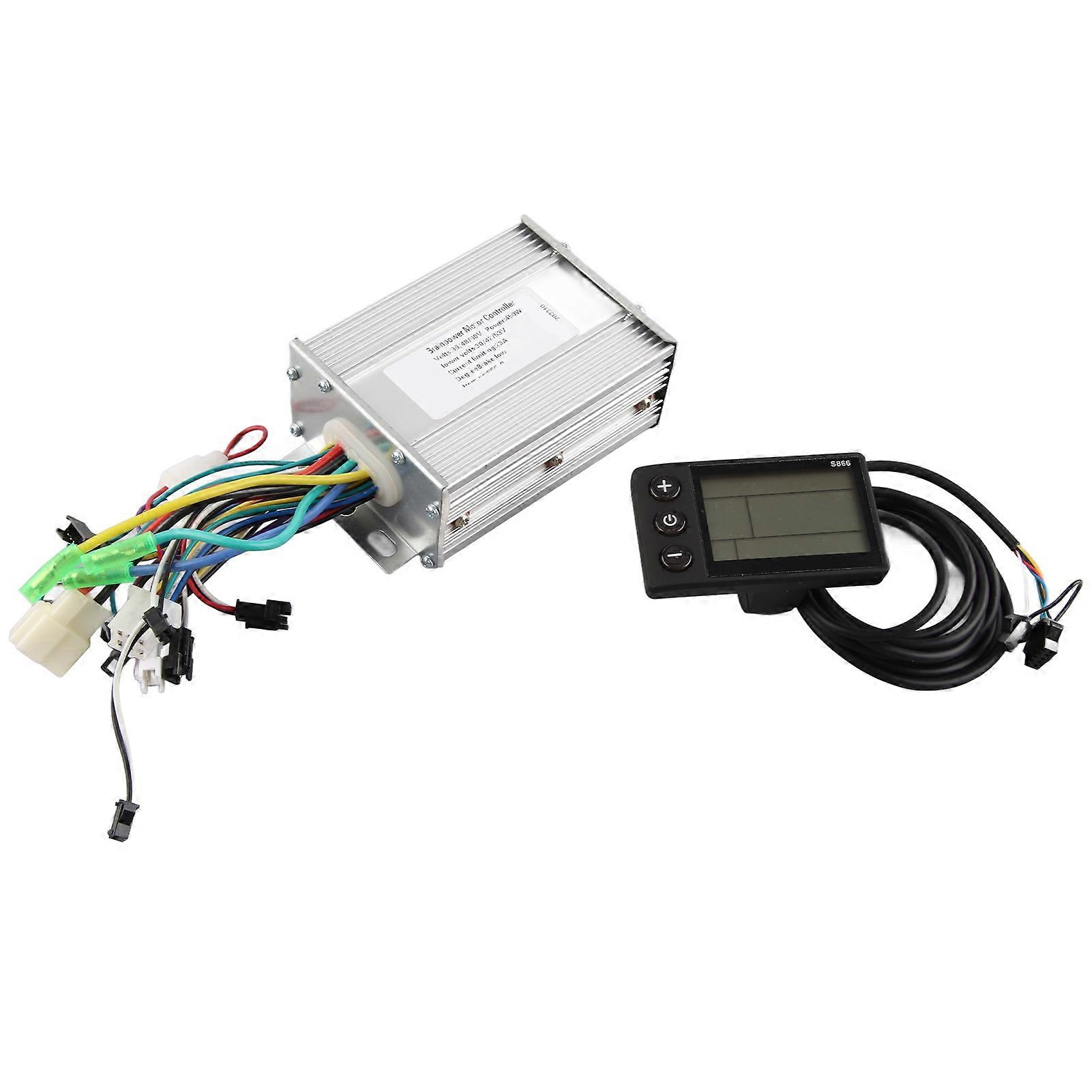 Brushless Motor Controller Aluminum Alloy Notch Shell Heat Dissipation Electric Intelligent Controller with LCD Display