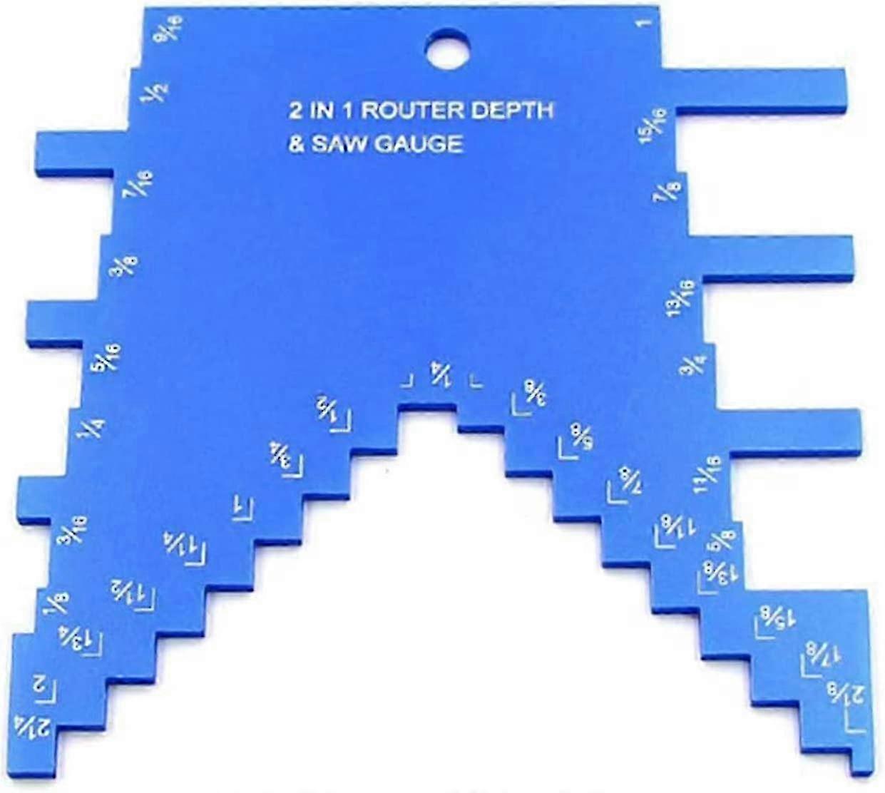 Depth Height Saw Gauge for Woodworking Router and Table Saw