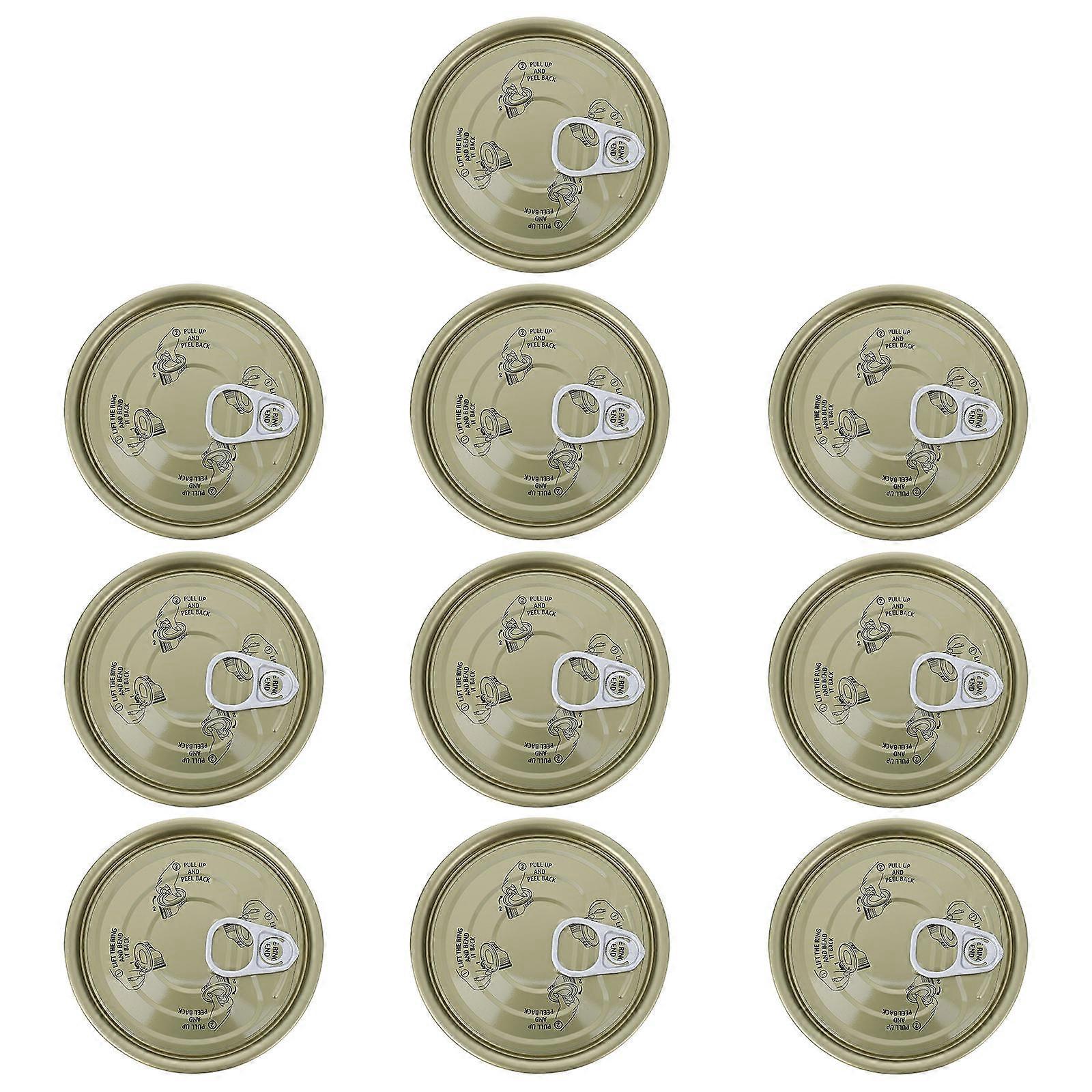 10pcs Airtight Food Storage Canisters for Tea, Candy, Dried Fruit & Dry Dog Food – Practical Set with Easy Open Lids
