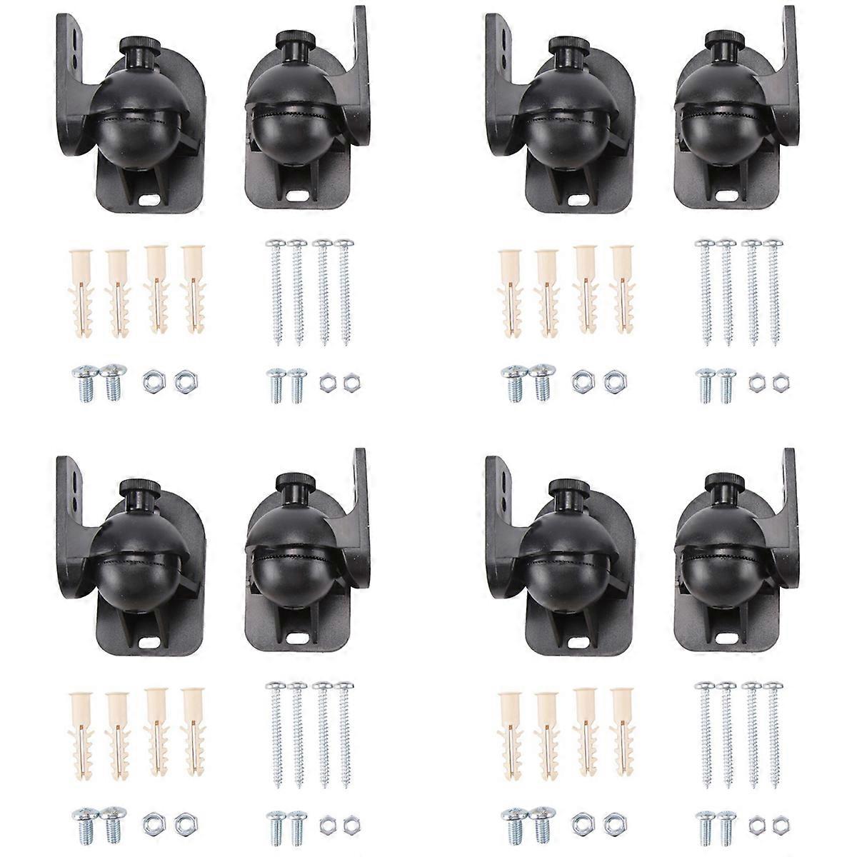 Universal Rotatable Speaker Wall Mount Stand Bracket 1 Pair