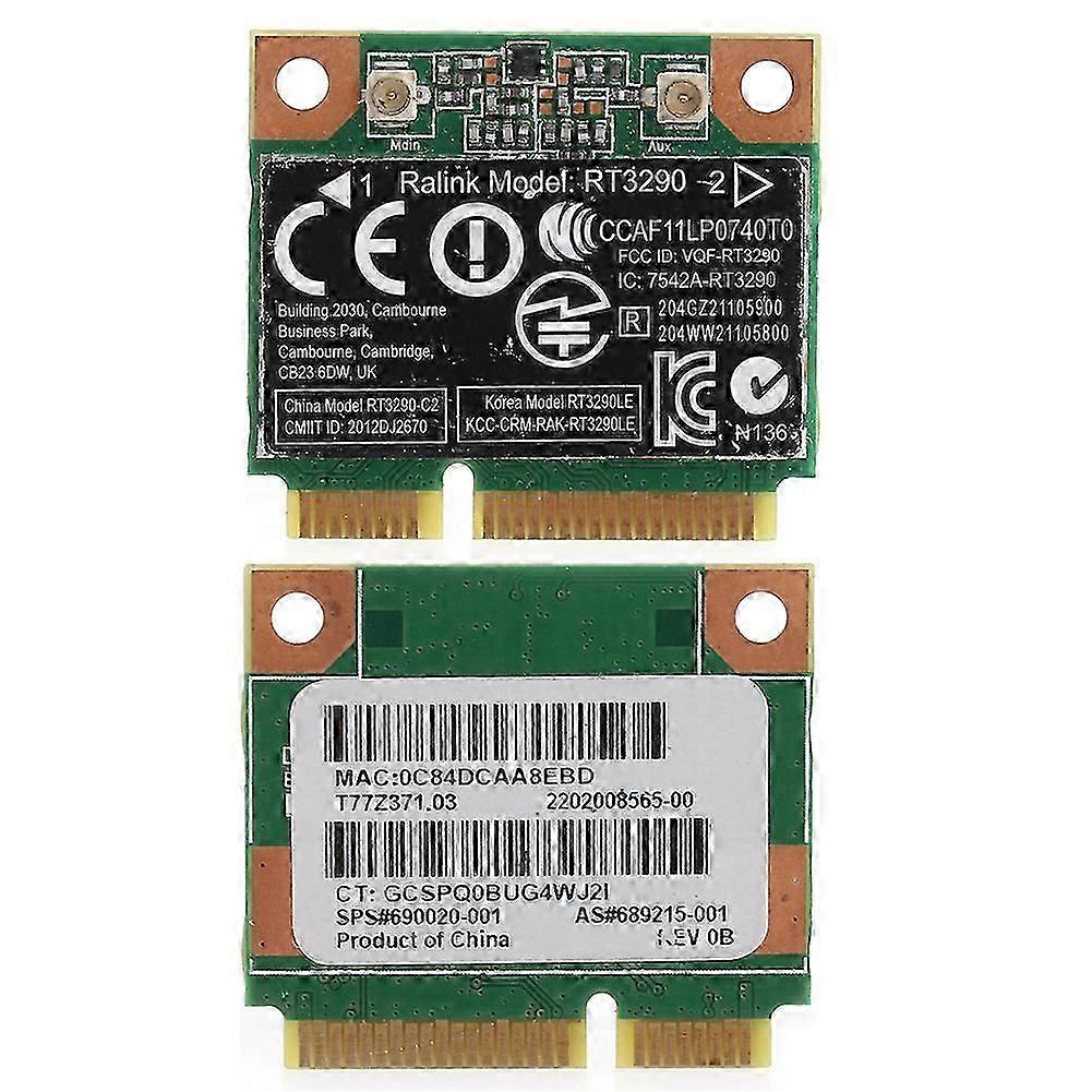 2.4Ghz WiFi Card RT3290 Wireless Lan Network Adapter 150Mb for HP Pavilion G7 Dedicated Part Number 690020-001