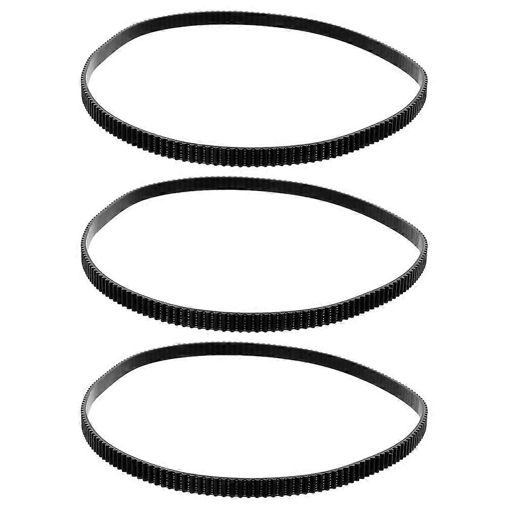 Bread Maker Accessories And Tools Replacement Part For Smooth Operation 3Pcs Black Rubber 26.00X0.50X0.50CM