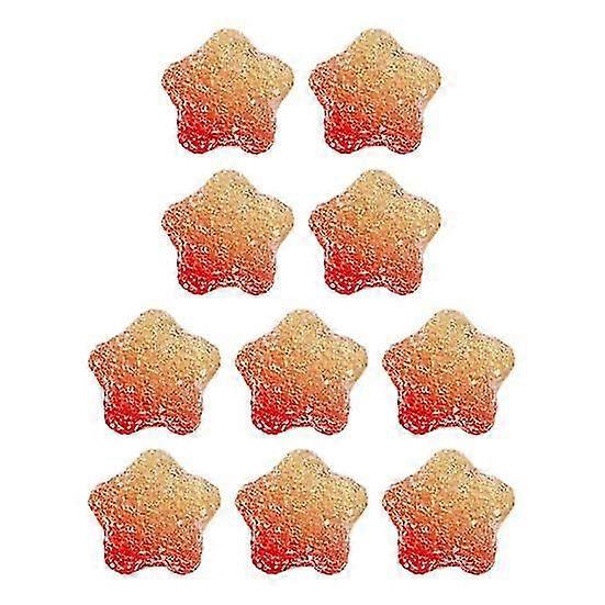 10Pcs Manicure Decor Creative Multi-use Lightweight Functional Nail Art Jewelry Fondant Stars for Party