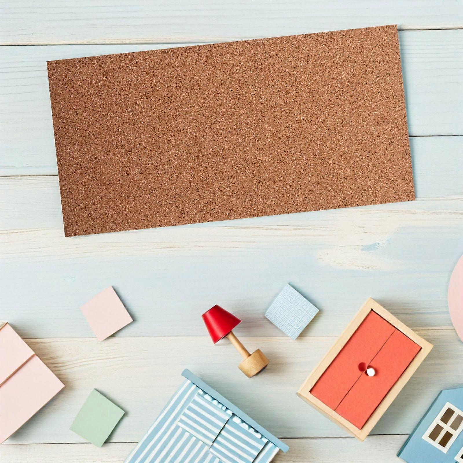 6PCS Cork Board Roll: High Density Shock Absorbing Anti-Slip Cork Board Sheet for Sand Table Models and DIY Projects