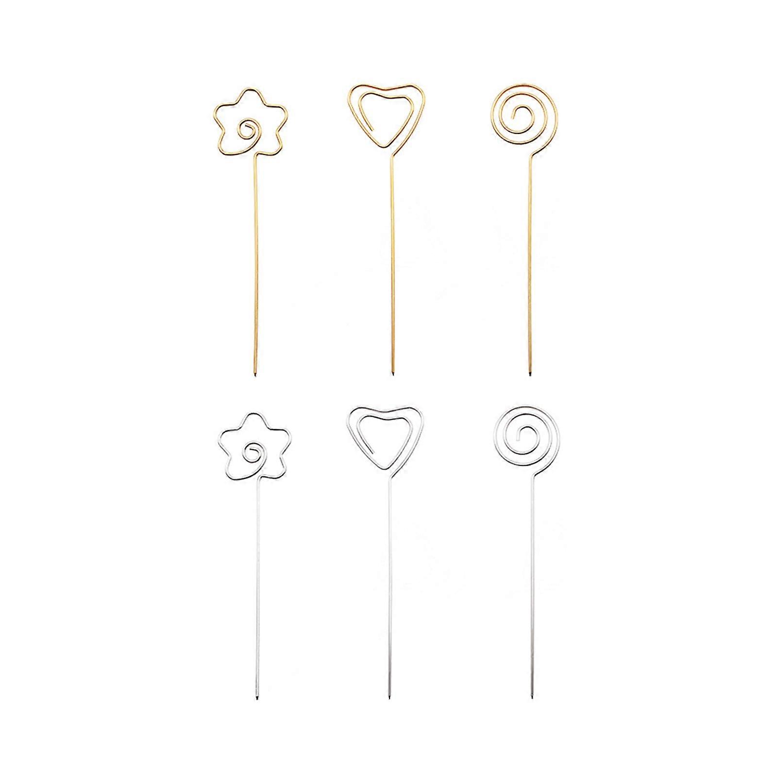 Unique Table Card Holders, Flower Shape Note Holders For Stylish Home Decor