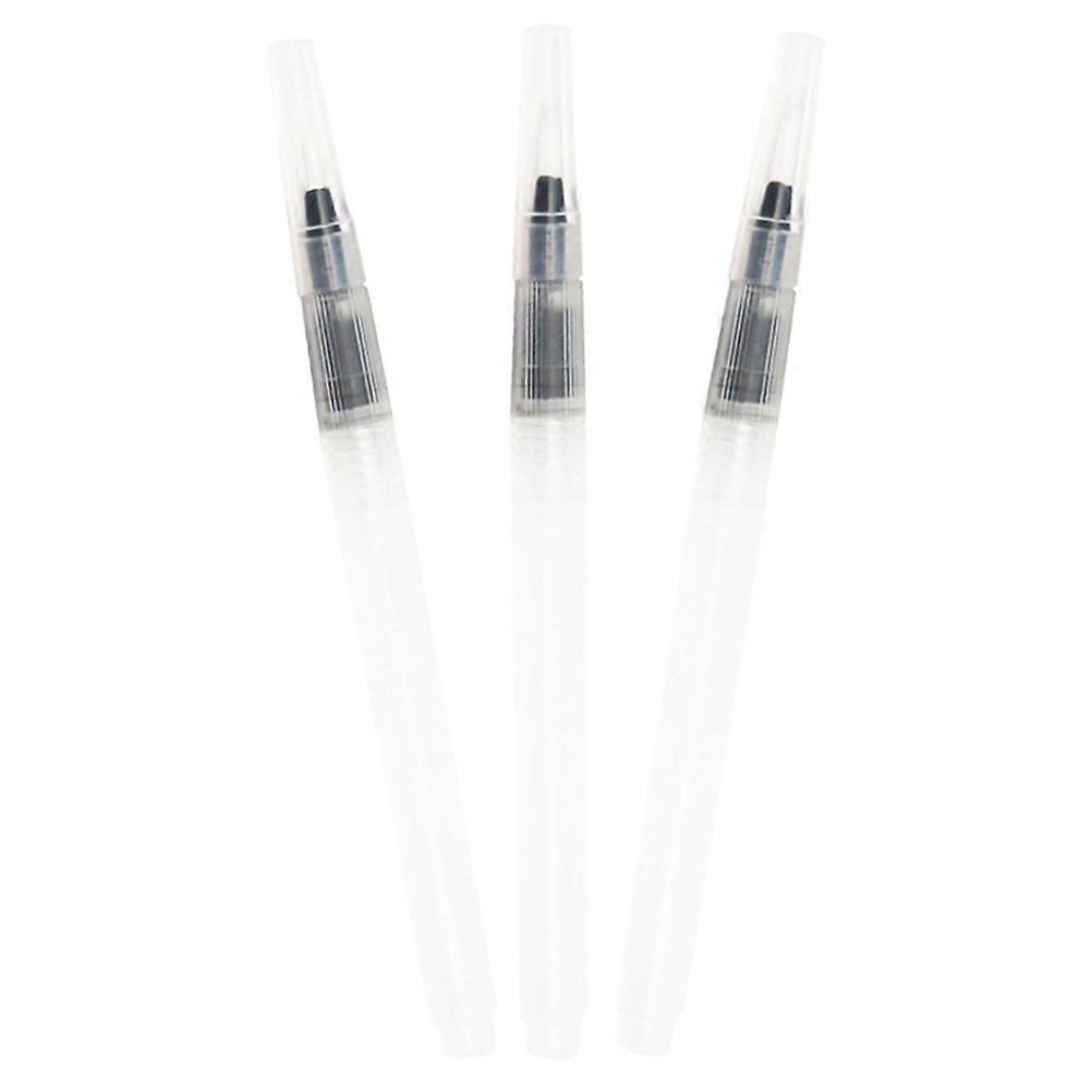 Watercolor Brushes For School Use Long Shaft With Fine Tip 3Pcs