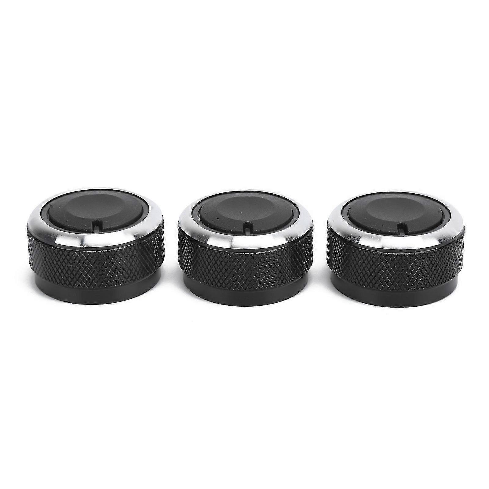 3PCS Car Air Conditioning Switch Thermal Controller Knob Replacement for Compatible Models from 2002 to 2014