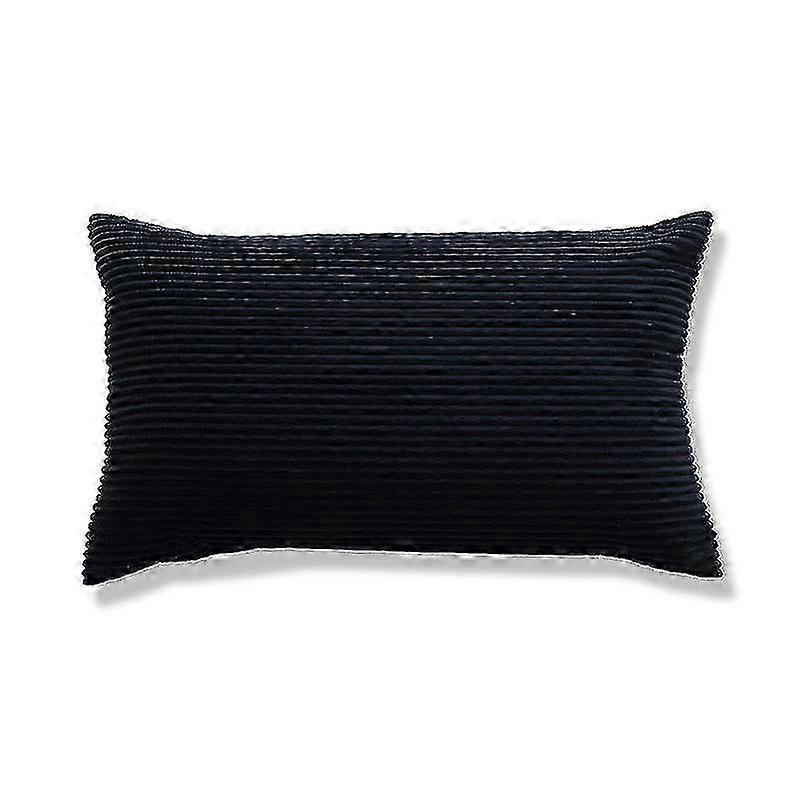 Solid Color Flannel Rectangular Pillowcase for Home, Couch, and Living Room Decor Cushion Cover