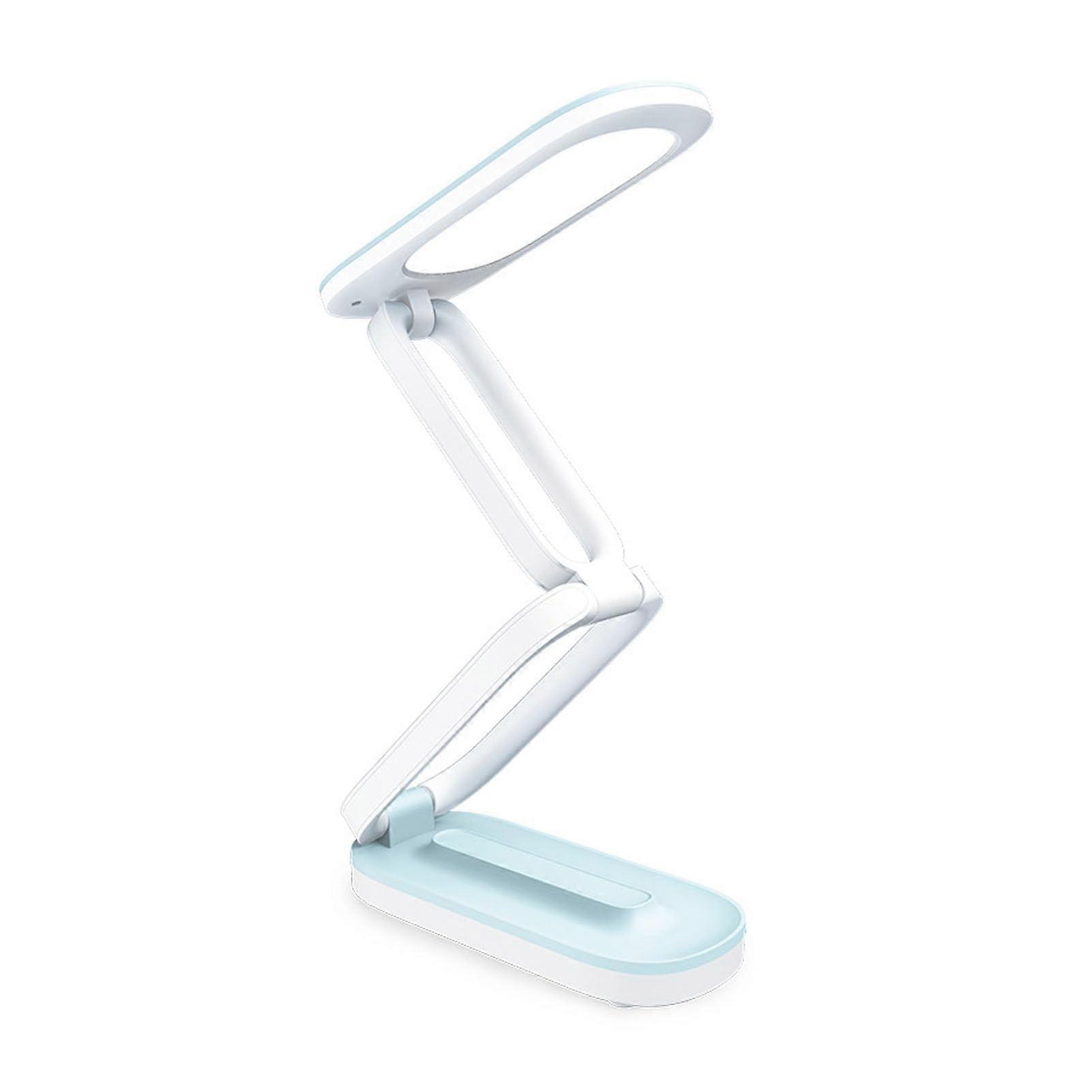 Foldable LED Desk Lamp, Multifunctional Rechargeable LED Lamp with Brightness for Home Bedroom Bedside Reading.