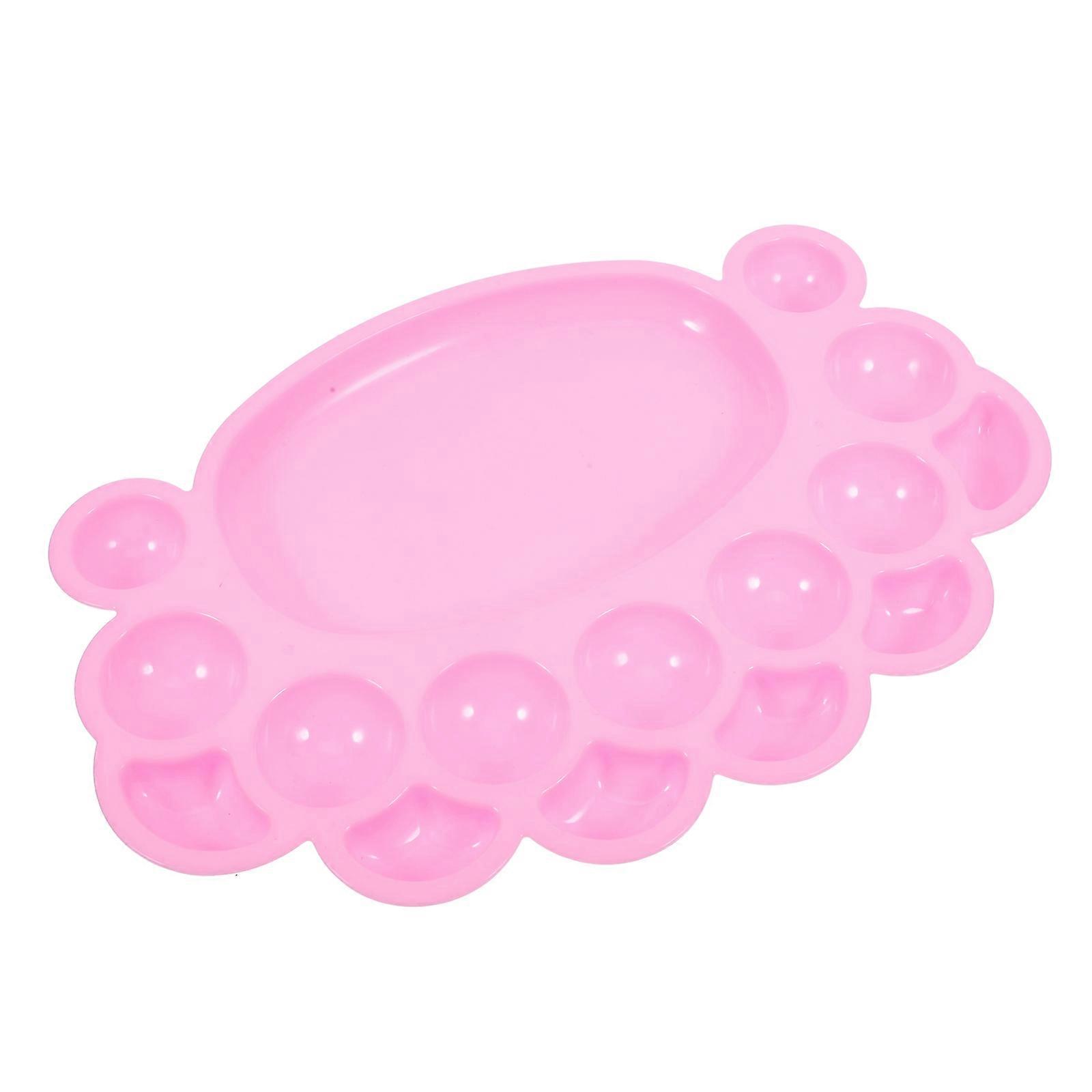 Plastic Mixing Palette for DIY Projects Gouache Blending Watercolor Mixing Children 20.50X14.00X1.00CM 1Set