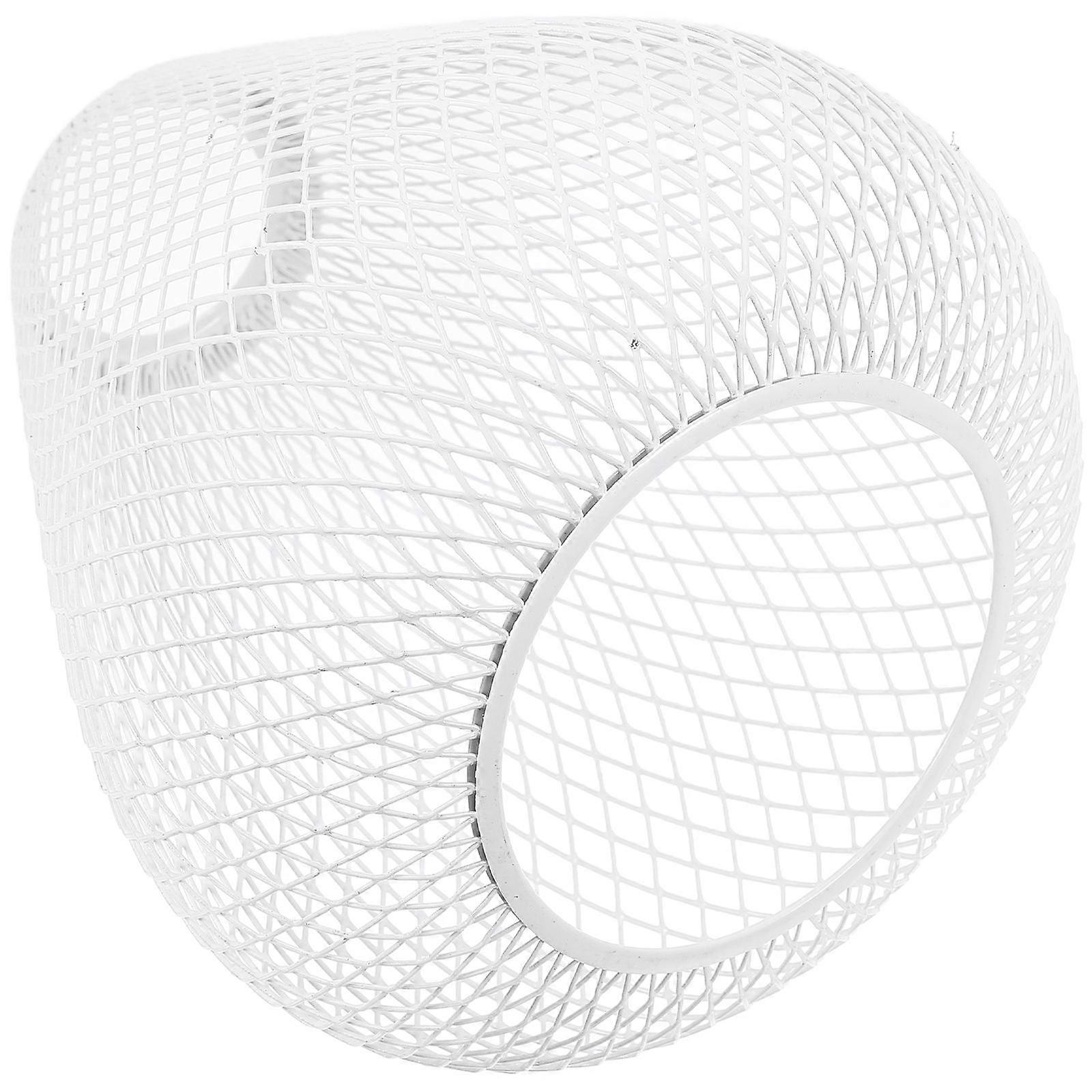Vintage Metal Light Cage Pendant Lampshade, Durable Wire Ceiling Bulb Guard for Artistic Home Decor, Easy Installation & Optimal Light Distribution