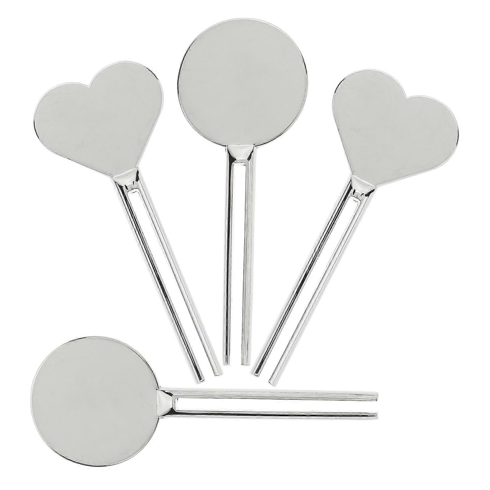 Toothpaste Squeezer Roller Tube Dispenser Bathroom Supplies Silver 4Pcs