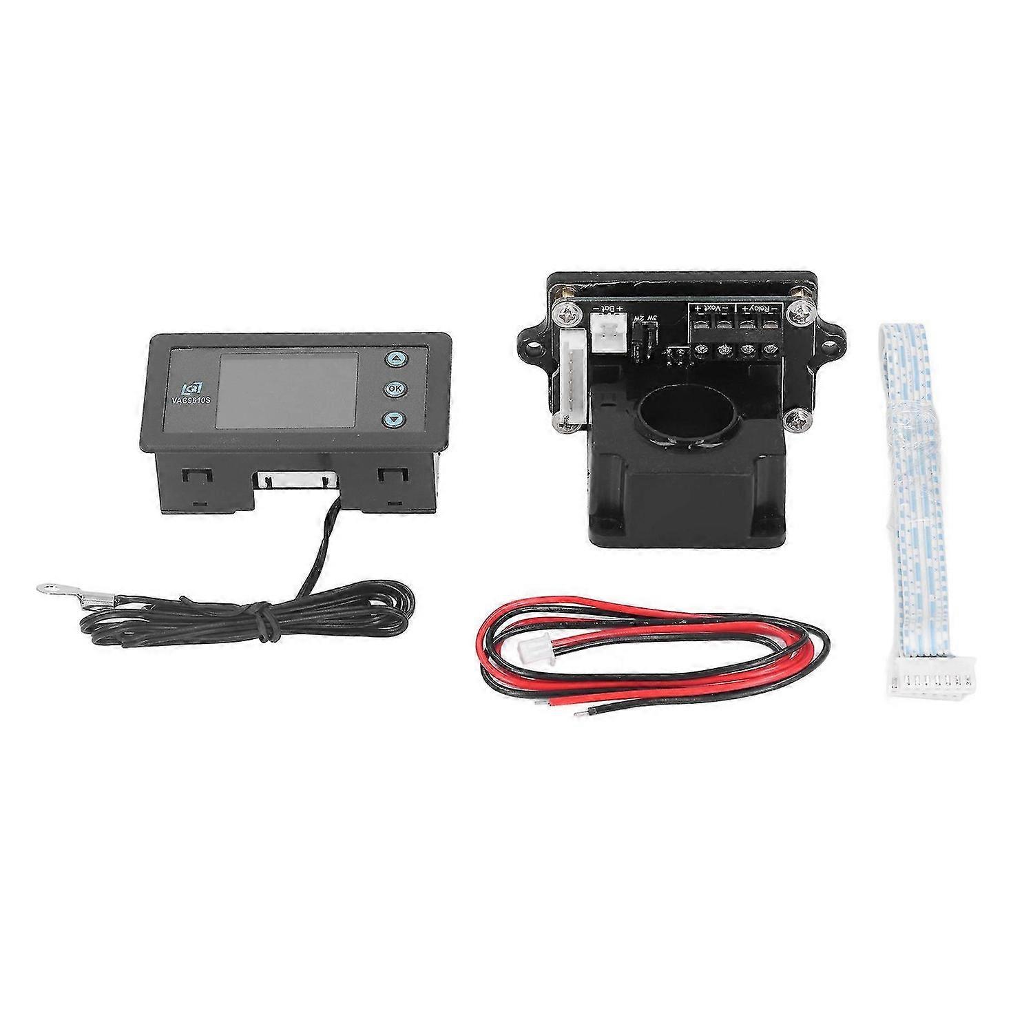 Coulombmeter LCD Digital Display Current Test Capacity Power Detector Volt Meter 500V 500A
