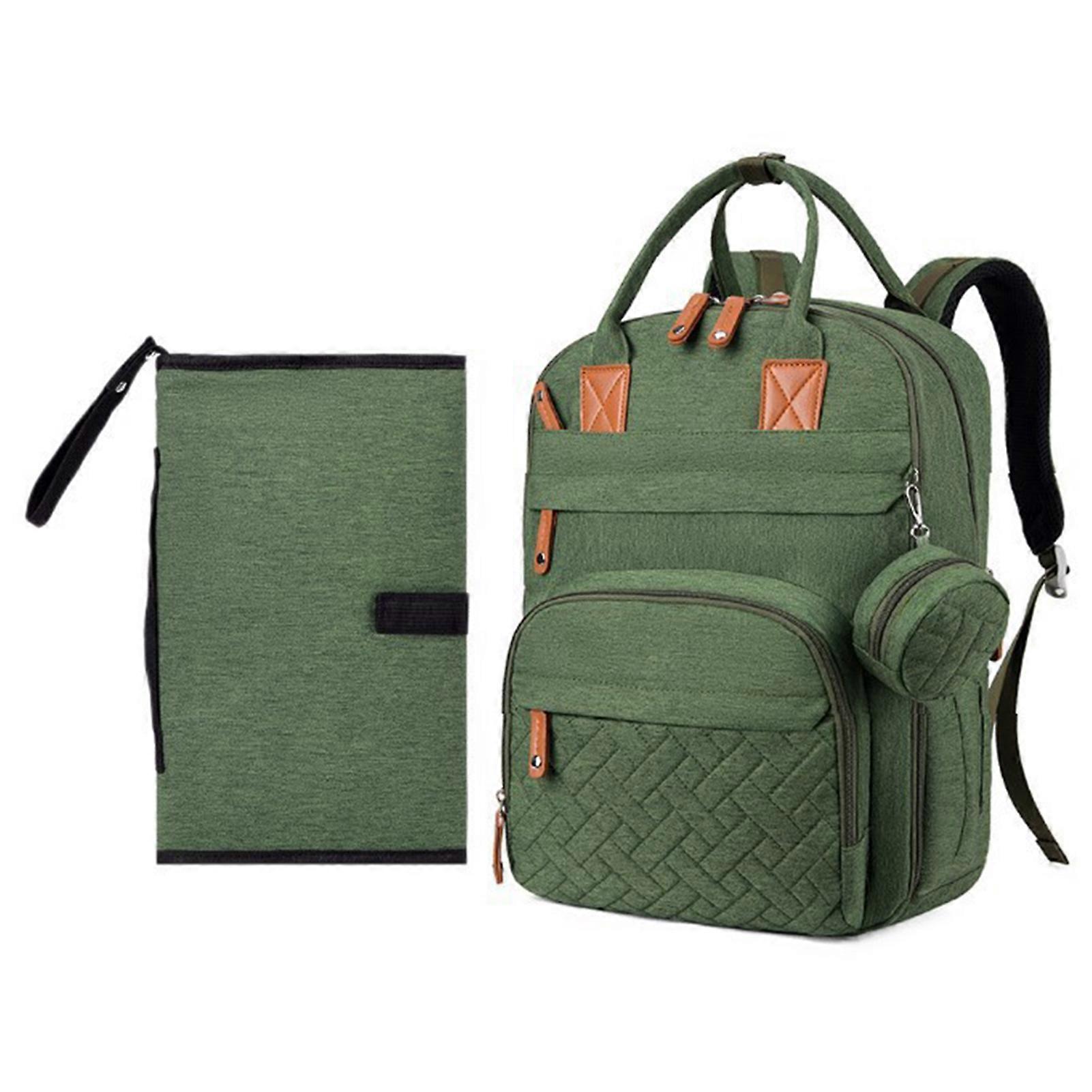 Large Capacity Diaper Bag Backpack Hands-Free Nappy Changing Organiser for Parents for Mom
