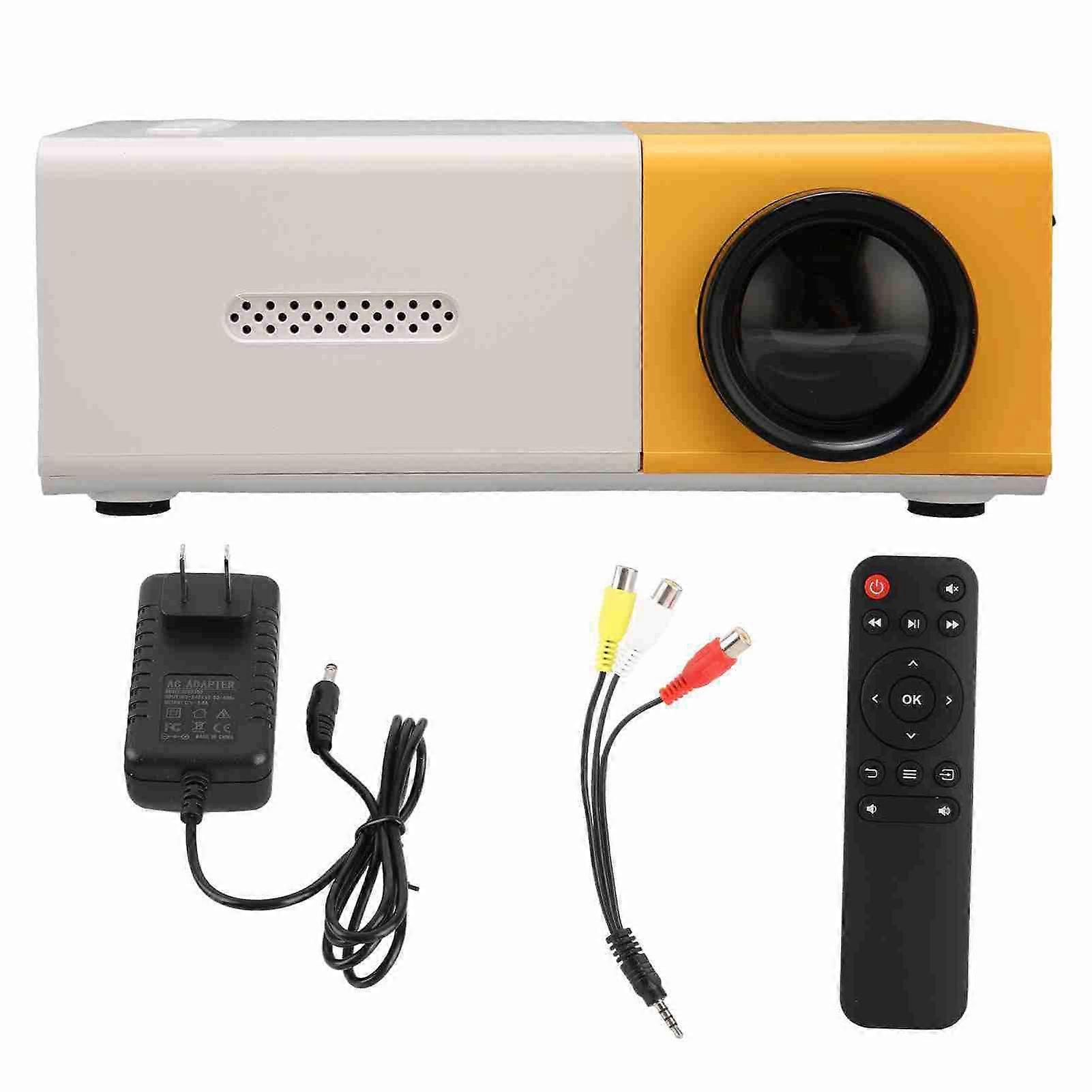 Mini Projector 1080P HD Portable Movie Theater with USB, HDMI, and Memory Card Support