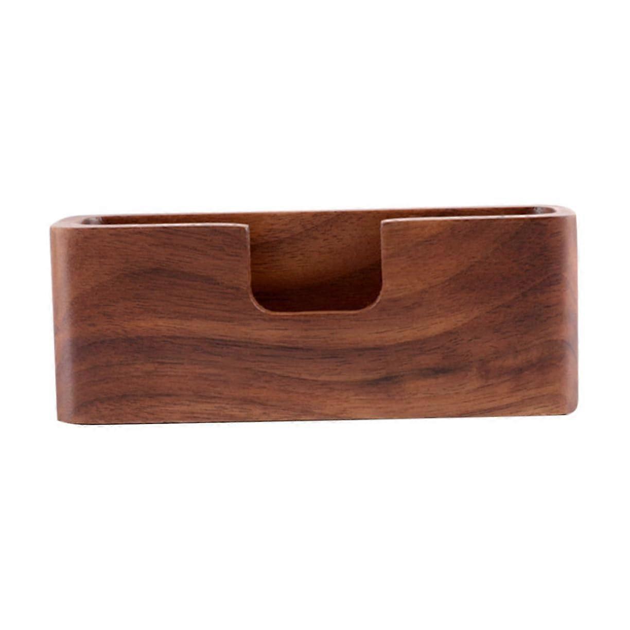 1 Piece Wooden Business Card Holder DIY Card Display Office Name Card Stand Storage Card Holder Holder Desktop Display