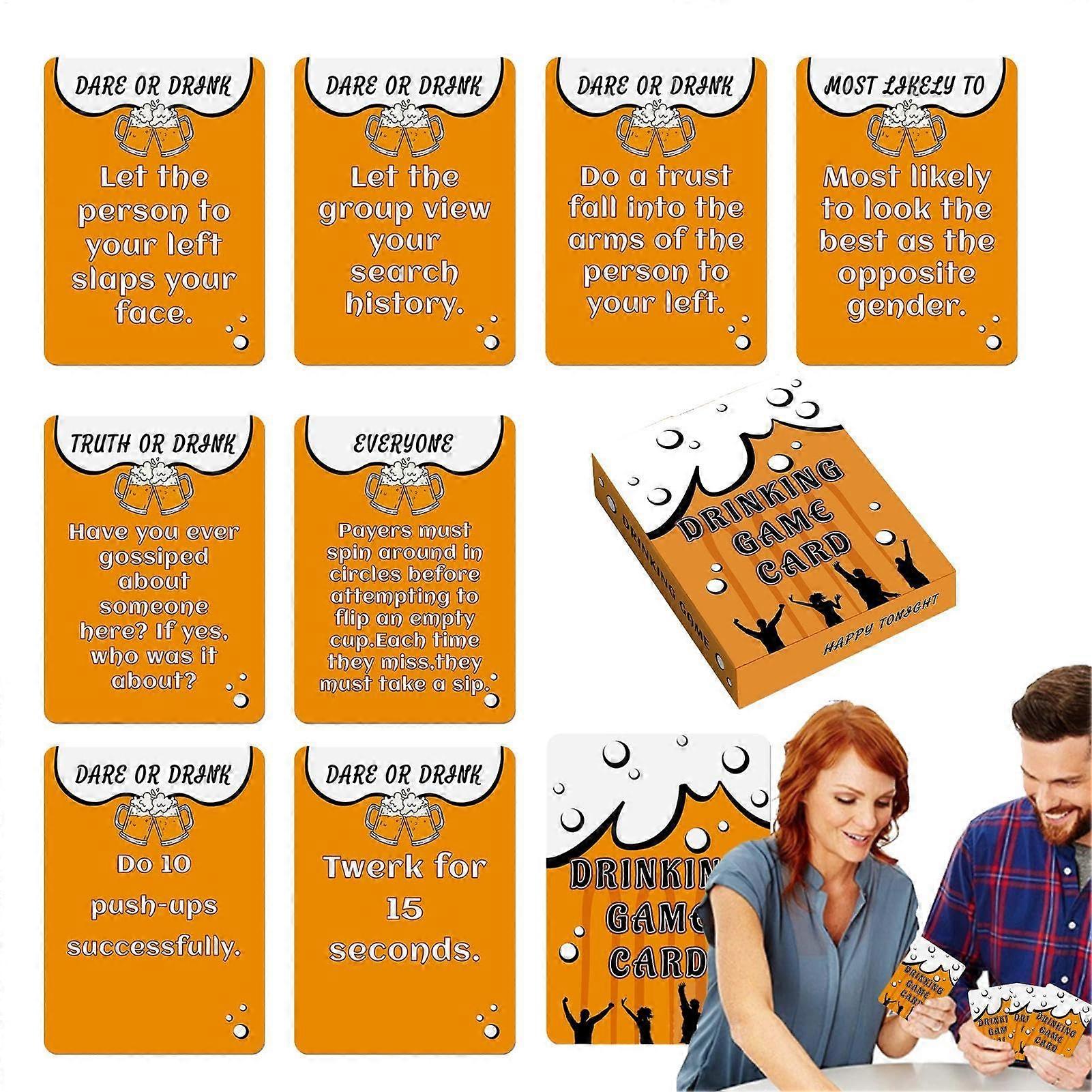 Drinking games for adults, fun warmup games for game nights
