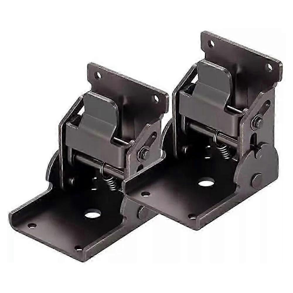 2/4pcs 90 Degrees Self-Locking Folding Hinge Anti-Corrosion Invisible Connector