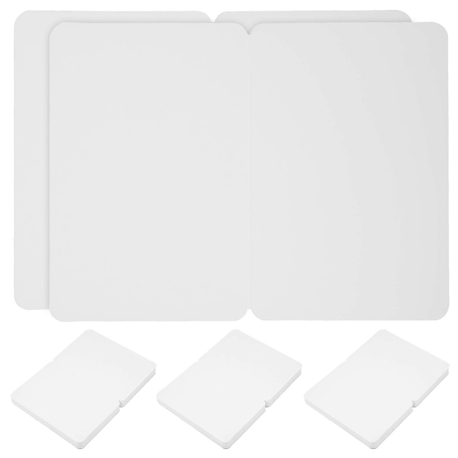 Greet Card Folding Paper Card Graduation Notes Writable Diy 100Pcs