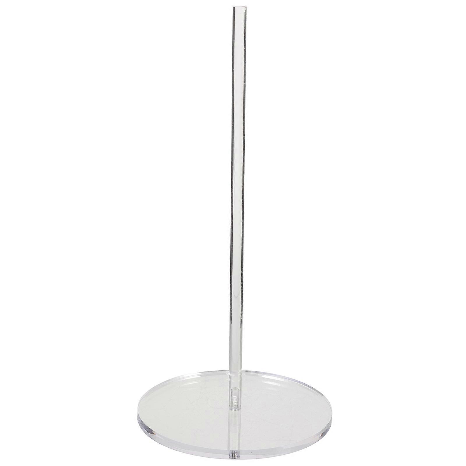 Kitchen Towel Holder Acrylic Round Base Modern Design 1Set