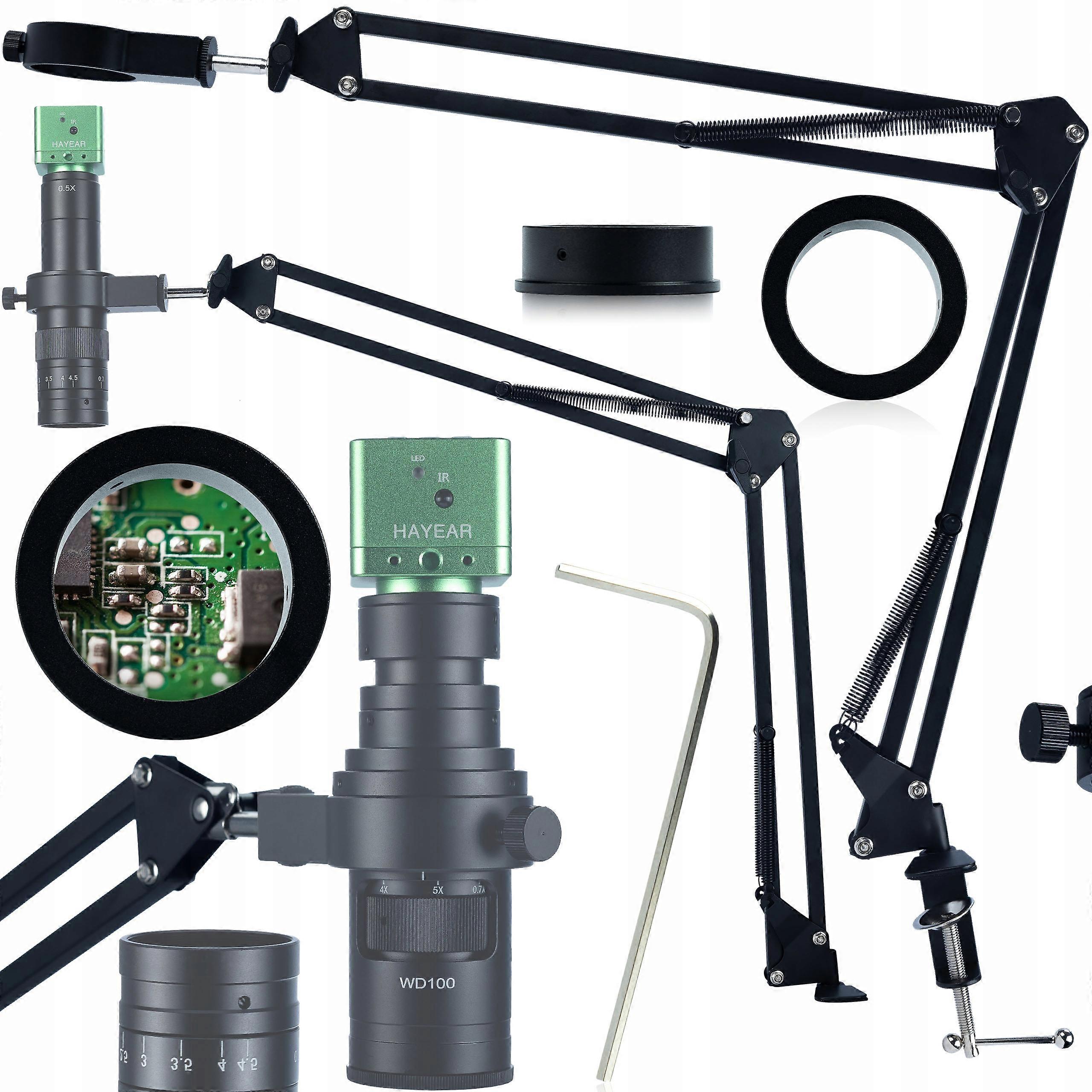 Rosfix Boom Arm M42 – Adjustable Aluminium | For ODM-100X 100X Planets Pro Microscopes