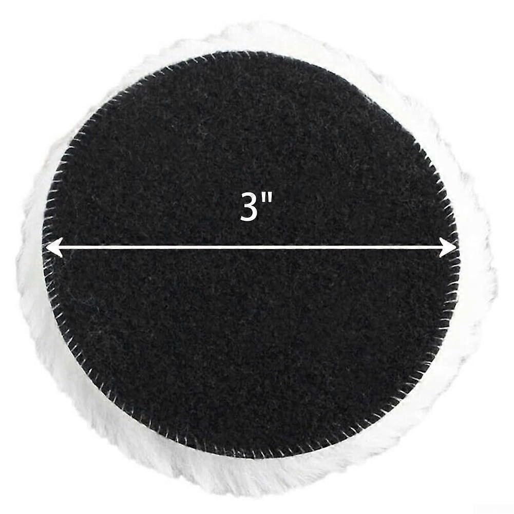 High Quality Lambswool Caps for Precision Polishing, Durable 3 Inch (7.6 cm) in Multiple Sizes