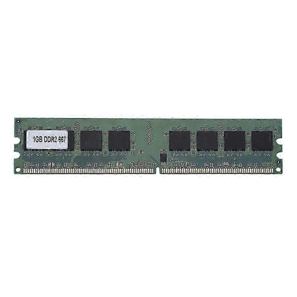 DDR2 1 GB 667MHz tapsfri overføring 1 GB DDR2-minnemodul med stor kapasitet for Intel / AMD