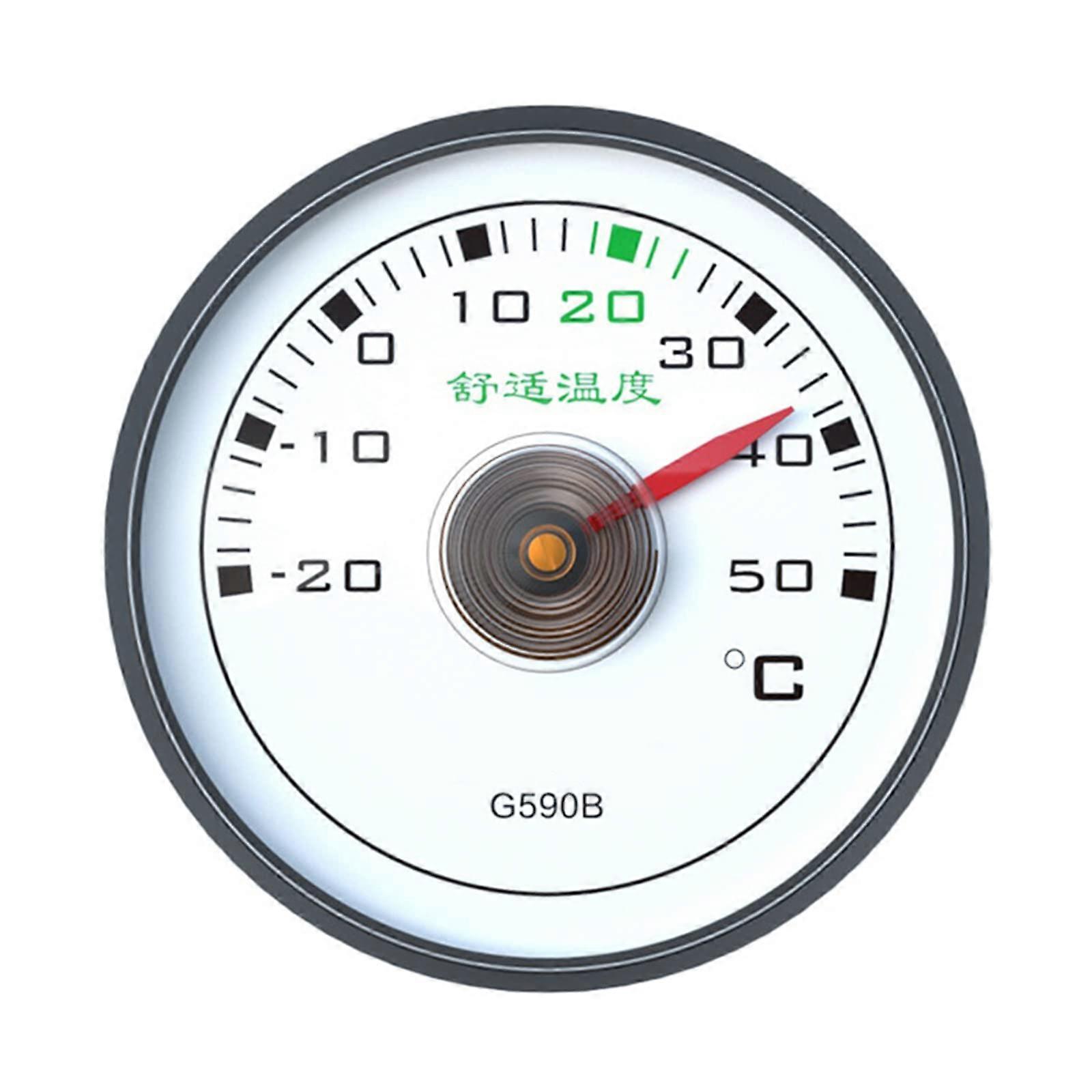 50mm Auto/Refrigerator Thermometer 20 to 50℃/20 to 20℃ SelfAdhesive Scale Temperature Display Accuracy G590B Vehicle