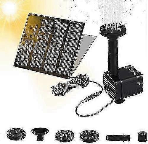 Ηλιακή αντλία λιμνών με την ενσωματωμένη μπαταρία 4 στυλ σιντριβανιών για το υπαίθριο Zekai