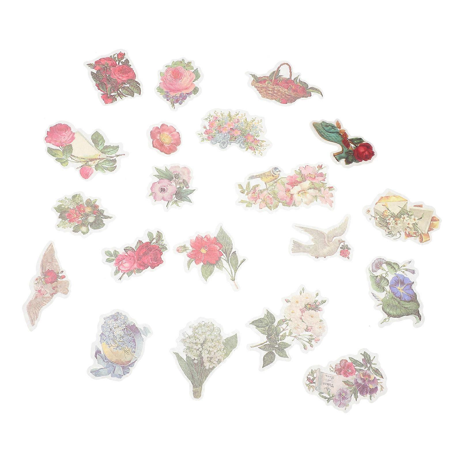Journaling Stickers Craft Decorative Sticker Scrapbooking 0.01X4X7.3CM Diy Decals 2 Sets