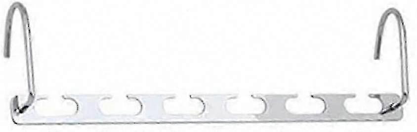 Single Metal Closet Hanger with Hook - Efficient Space-Saving Garment Organizer