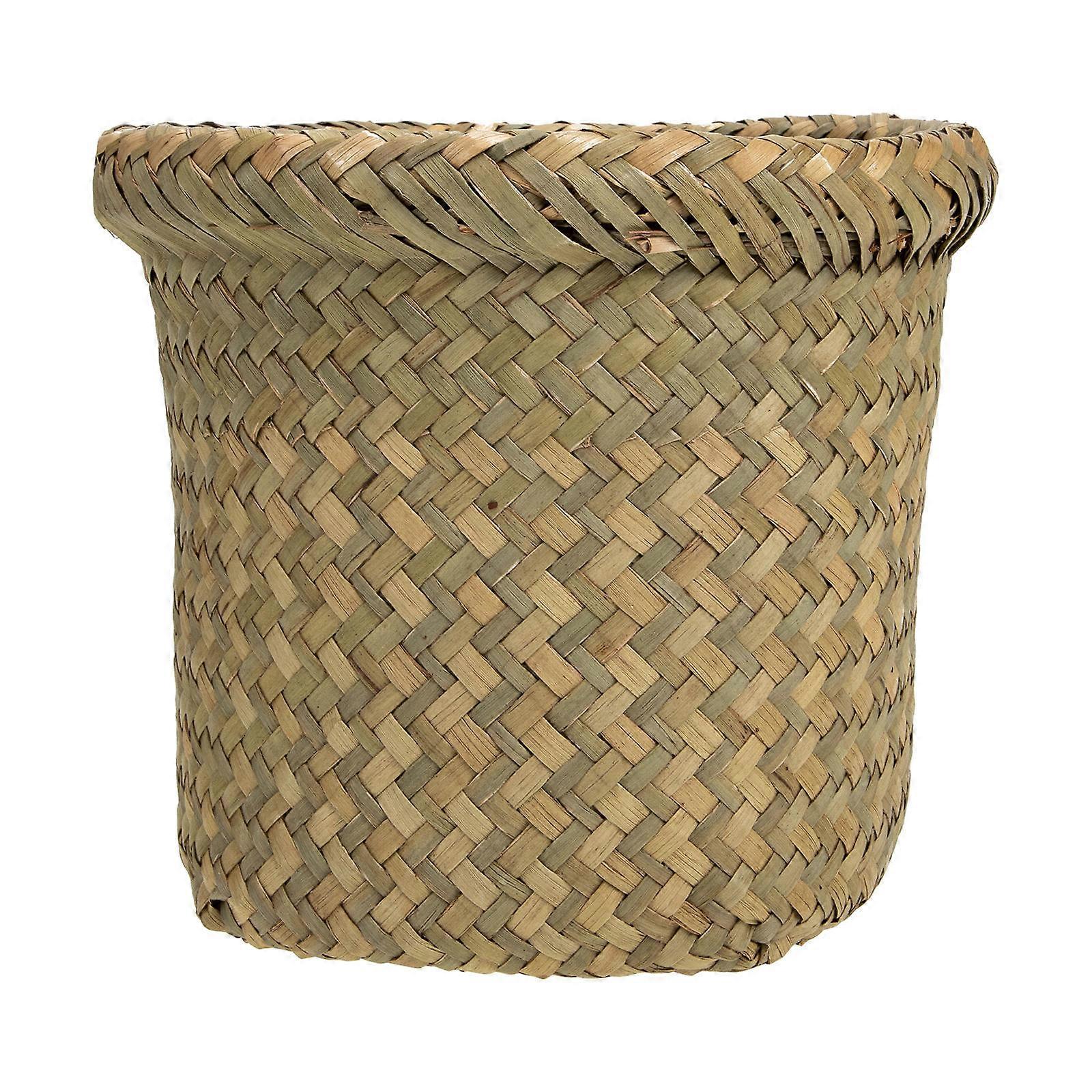 Small Waste Paper Basket Trash Baskets Homes Flat Smooth Corners 18x18x15cm 1Pcs