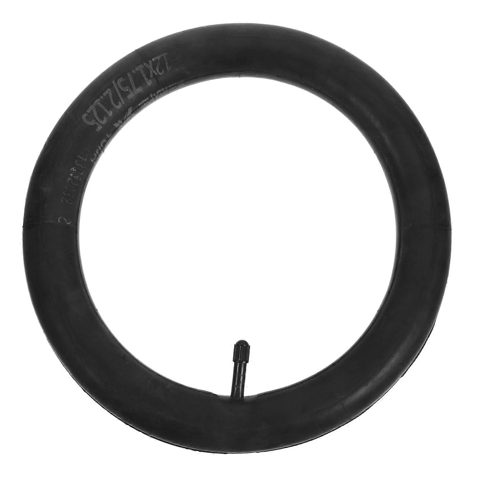 Reinforced inner tube for bicycle, shockabsorbing, durable, compatible with ebikes and motorcycles, sturdy for mountain bikes.
