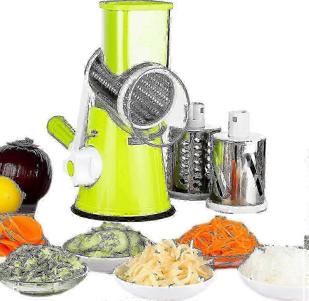 Multi-function Vegetable Manual Vegetable Cutter With 3 Cylindrical Stainless f26 2025