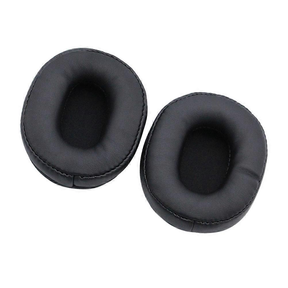 Headset Cushions Foam Comfortable Listening Music Listening Black 2Pcs