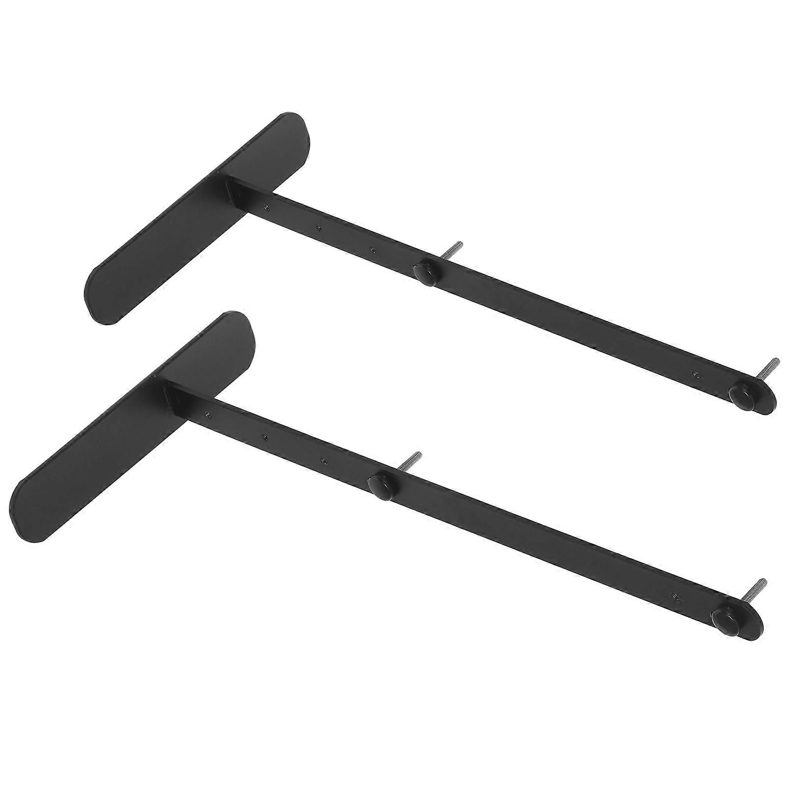 2pcs Height Adjustable Pegboard Panel Display Stand with Office Desk Brackets and Accessories for Home Office Use