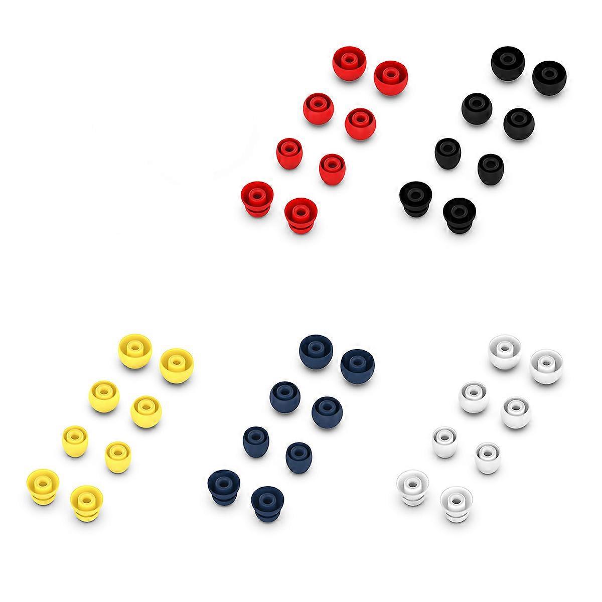 Replaceable Silicone Earbuds Tips Durable Flexible For Fitness Activities 8Pcs