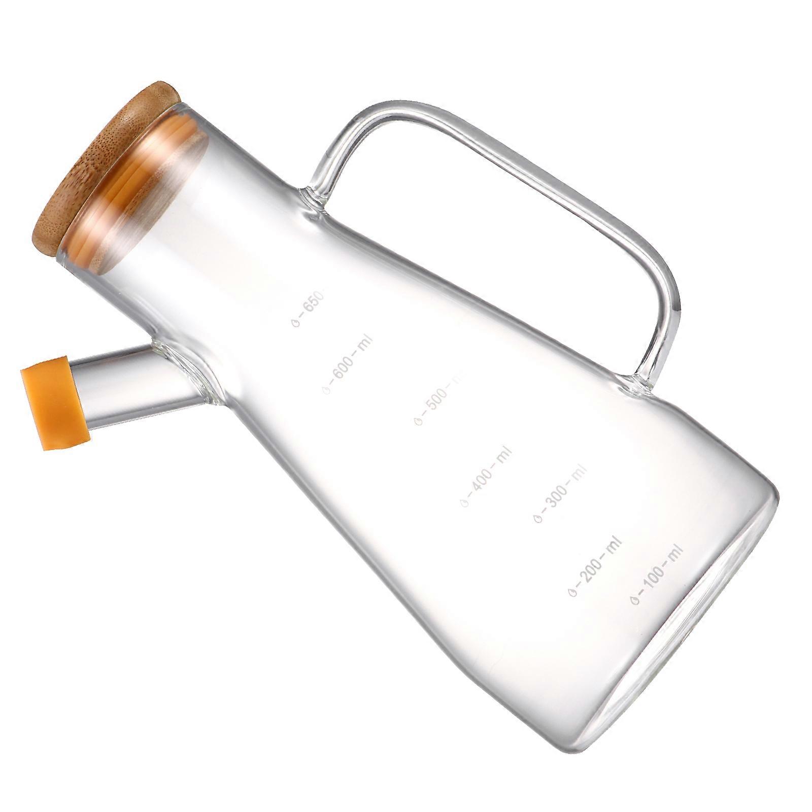 Transparent Oil Dispenser with Premium Synthetic Material for Kitchen Use 650ML