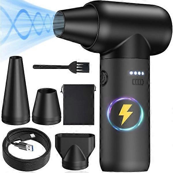 Compressed Air Duster 18,000 RPM - Tablet Container Replacement - 3-Speed Adjustable Jet Stream Hair Dryer