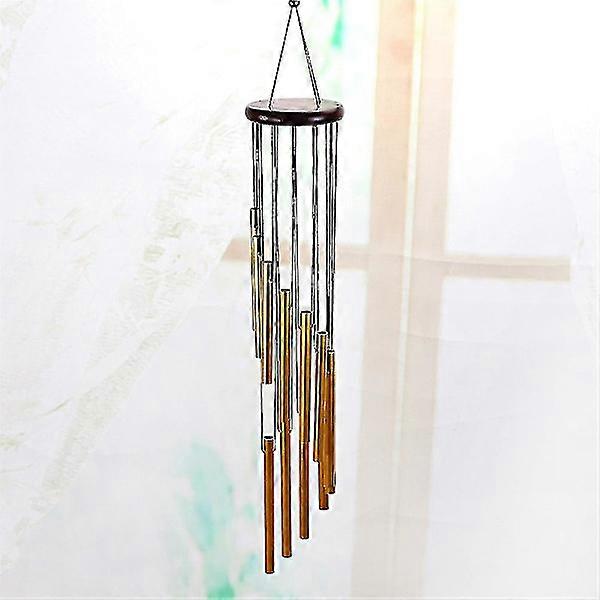 Wind Chime with 12 Tubes, Stepped with S-Hook, Decor