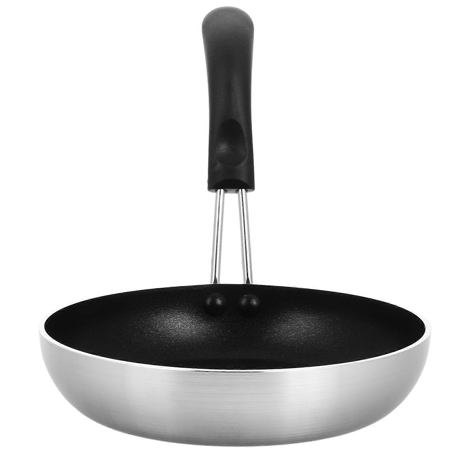Household 1 Set Nonstick Egg Frying Pan Aluminium Cookware Small Kitchen Skillet Pan Egg Cooker