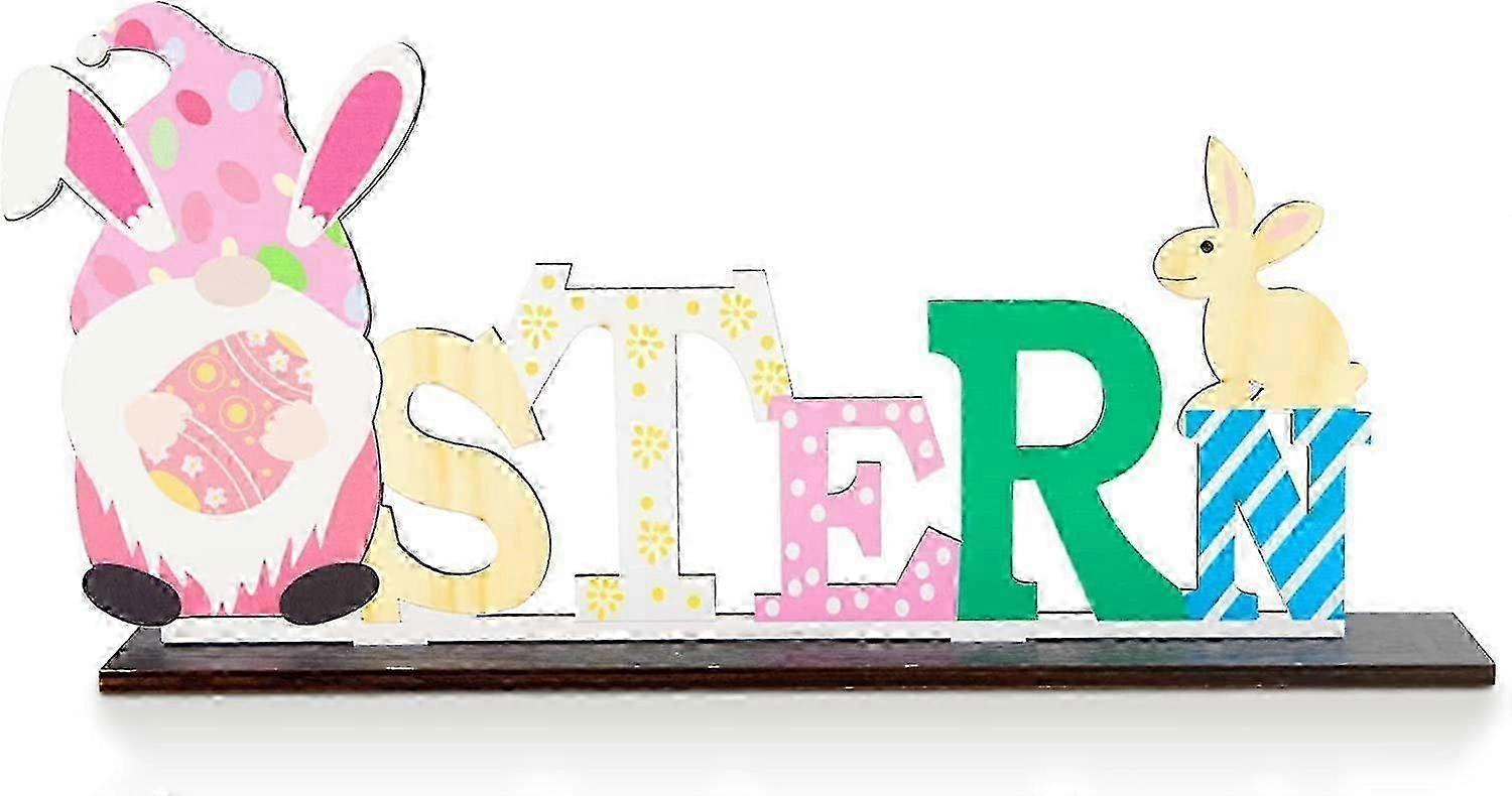 2025 Easter Decorations, Standing Easter Decorations, Wooden Easter Bunny Ornament, Vertical Easter Ornam