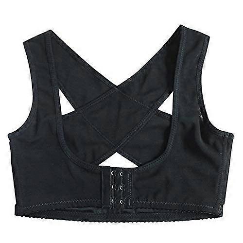 Posture Corrector Women Back Brace for Better Shoulder and Chest Support, Black XLarge Correction Belt Corset Shaper